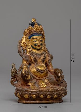 Dzambhala Buddha Wealth Deity Statue | Embodying the Essence of Material Well-being
