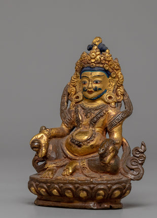 Dzambhala Buddha Wealth Deity Statue | Embodying the Essence of Material Well-being