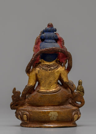 Dzambhala Buddha Wealth Deity Statue | Embodying the Essence of Material Well-being