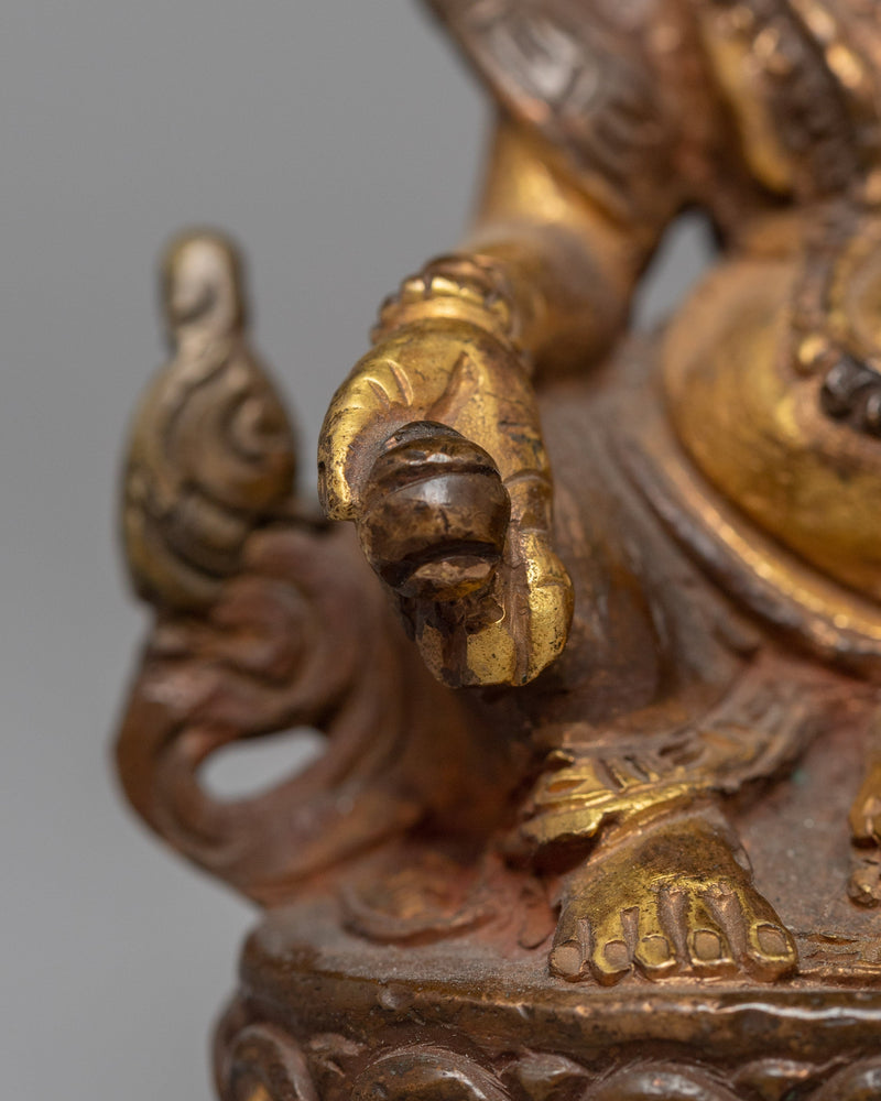 Dzambhala Buddha Wealth Deity Statue | Embodying the Essence of Material Well-being