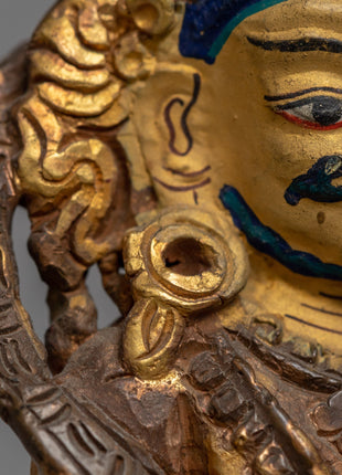Dzambhala Buddha Wealth Deity Statue | Embodying the Essence of Material Well-being