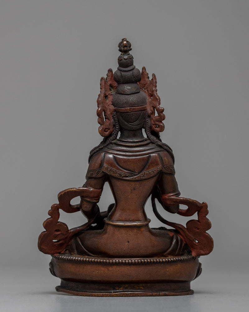 Vajrasattva Mantra Practice Statue | Buddha Sculpture For Mindfulness