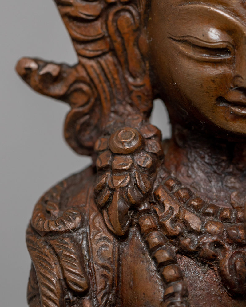Dorje Sempa Vajrasattva Statue | Uncover Serenity with Our Gold Gilded Sculpture