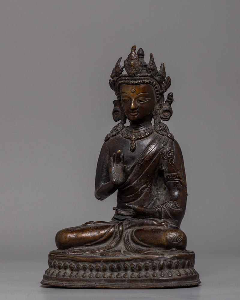 Crowned Shakyamuni Buddha Statue | Symbolizing the Supreme Enlightenment