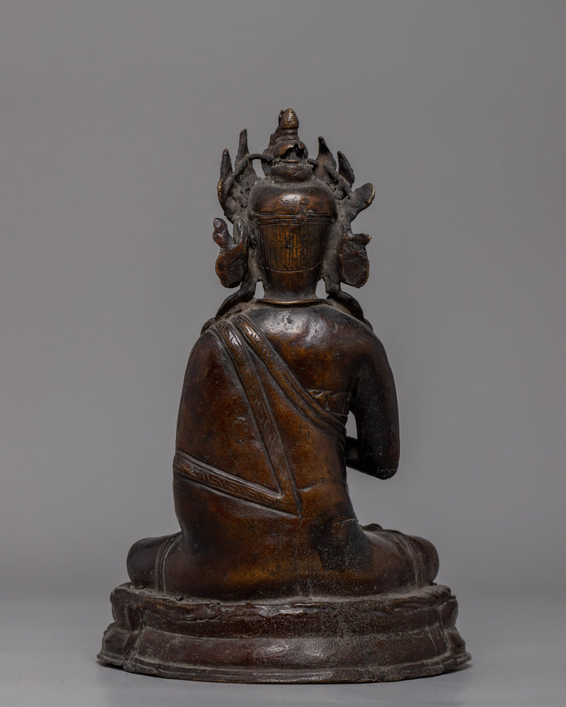 Crowned Shakyamuni Buddha Statue | Symbolizing the Supreme Enlightenment