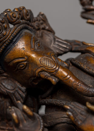 Sleeping Ganesha Statue | Infuse Your Outdoor Space with Blessings