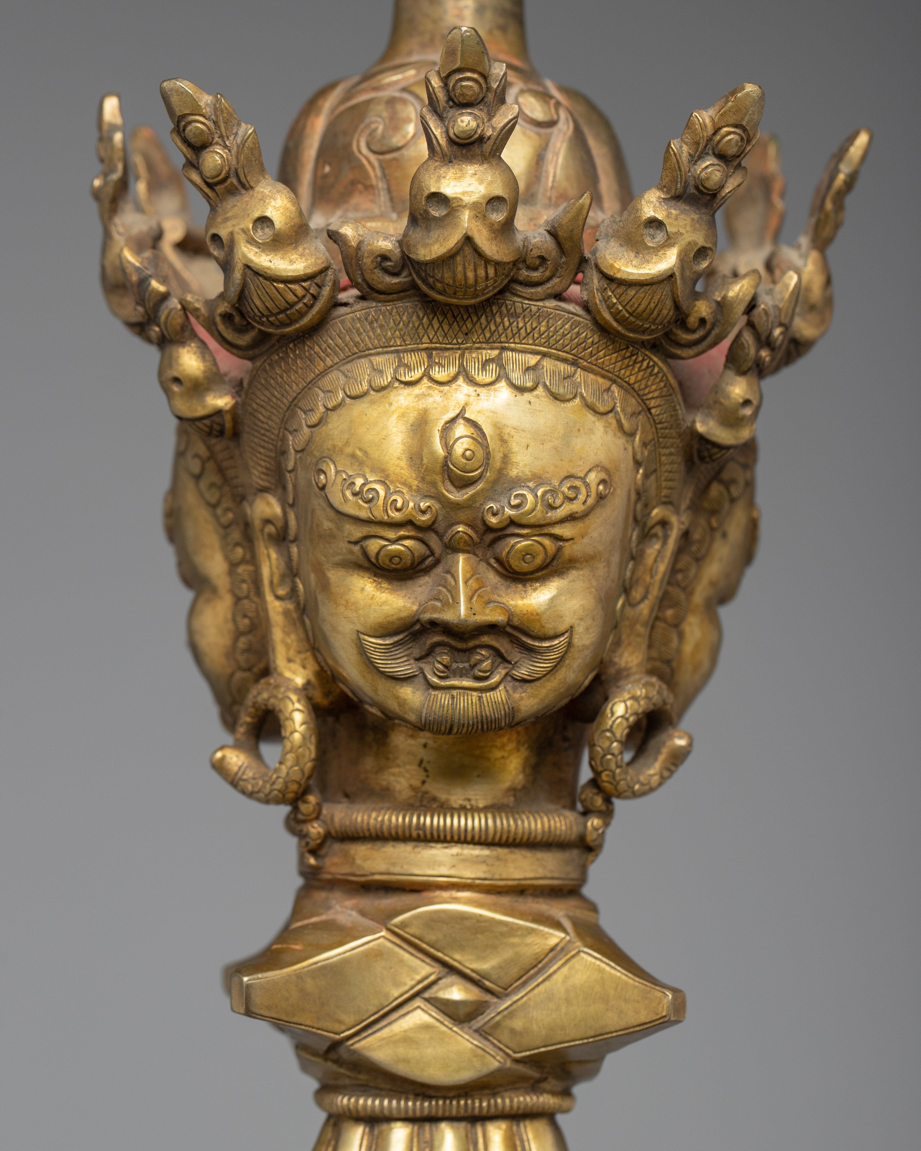 Buddhist Ritual Dragger | Phurba | Religious Altar Supplies