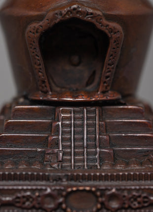 Tibetan Stupa | Handcrafted Chorten | Religious Home Decor