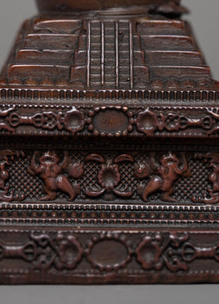 Tibetan Stupa | Handcrafted Chorten | Religious Home Decor