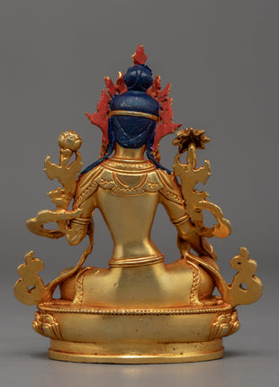 Green Tara Statue | Mother Drolma Sculpture | Buddhist Gifts