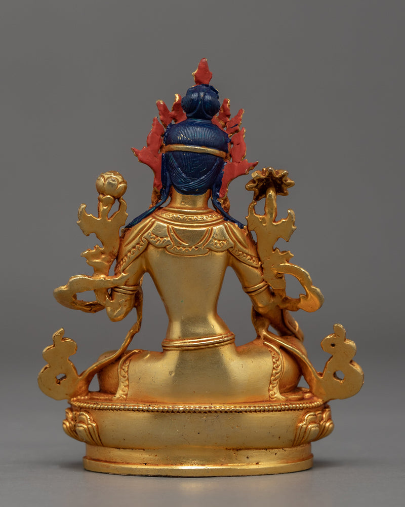 Green Tara Statue | Mother Drolma Sculpture | Buddhist Gifts