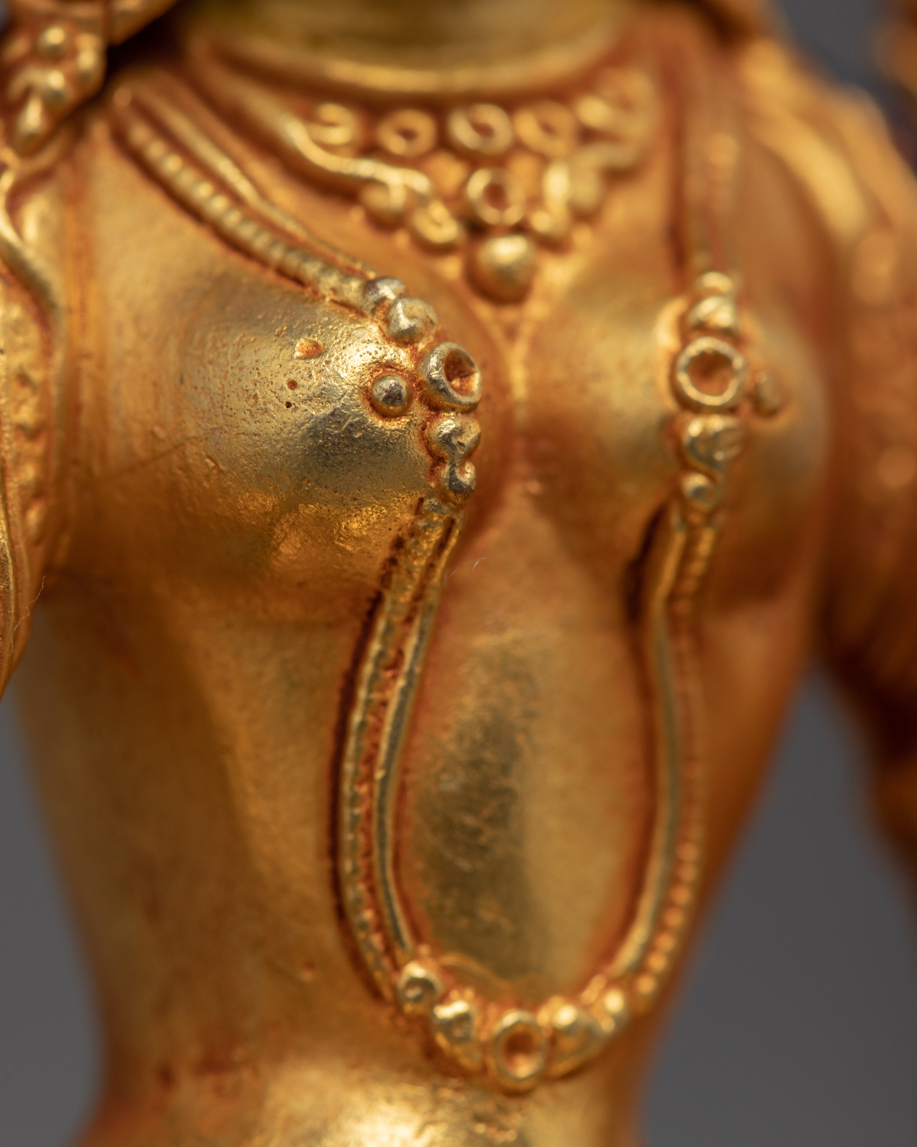 Green Tara Statue | Mother Drolma Sculpture | Buddhist Gifts