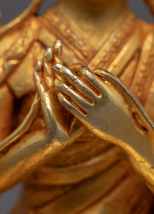 Tsongkhapa Statue | Buddhist Master Sculpture | Nepal Artwork