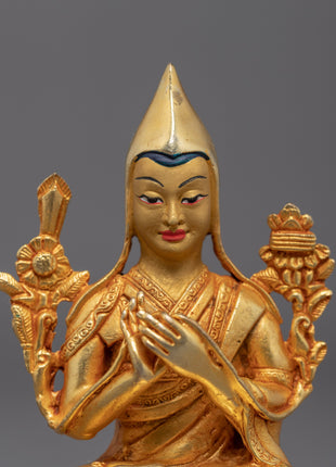 Tsongkhapa Statue | Buddhist Master Sculpture | Nepal Artwork