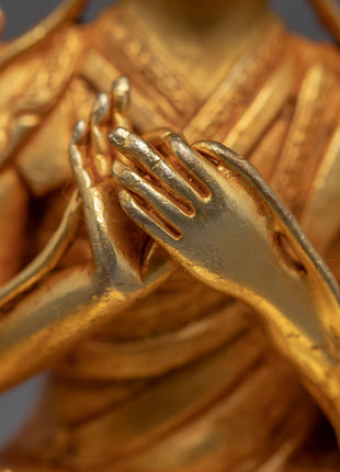 Tsongkhapa Statue | Buddhist Master Sculpture | Nepal Artwork