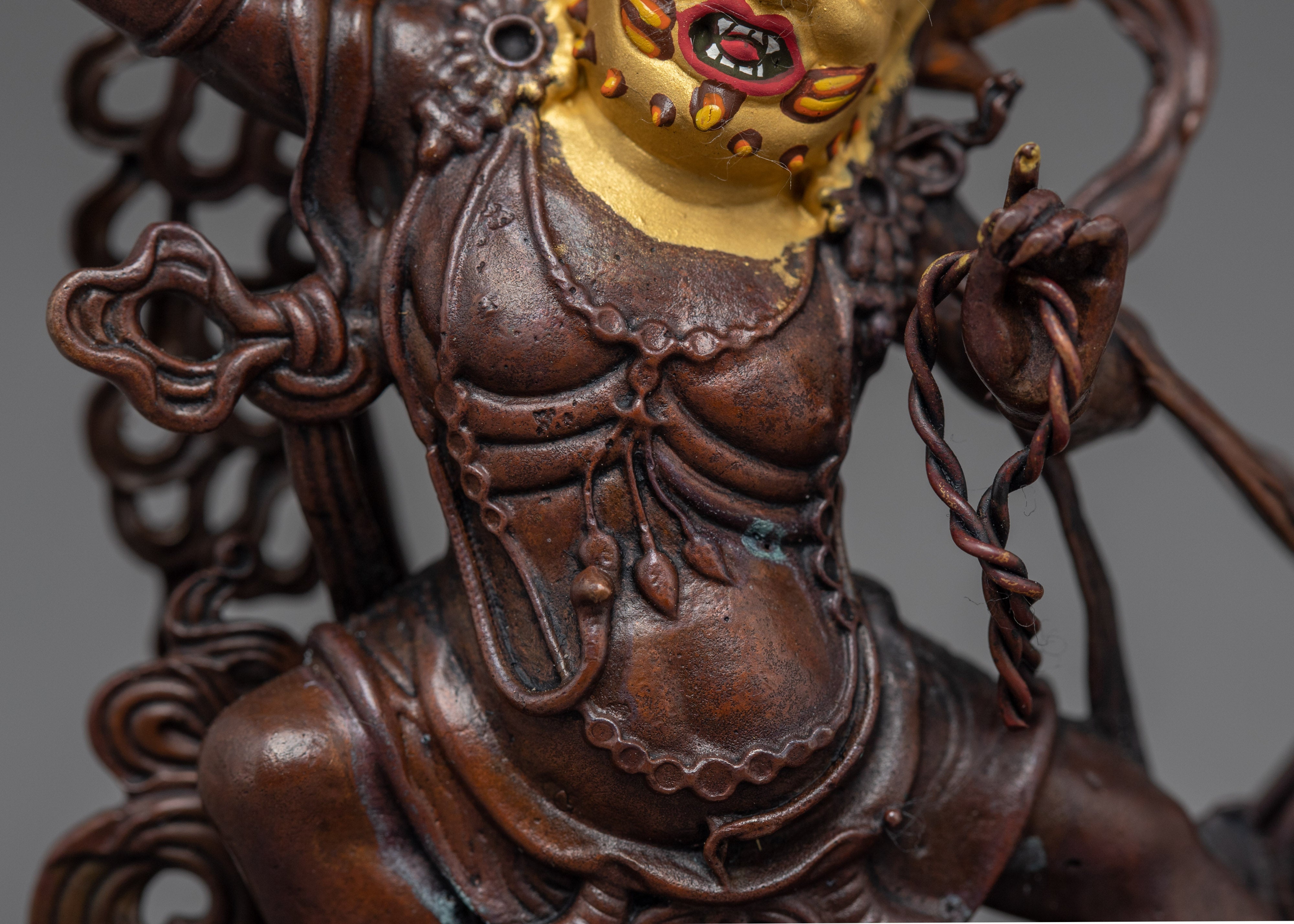 Vajrapani Statue | Religious Indoor Figurine | Buddhist Artifacts