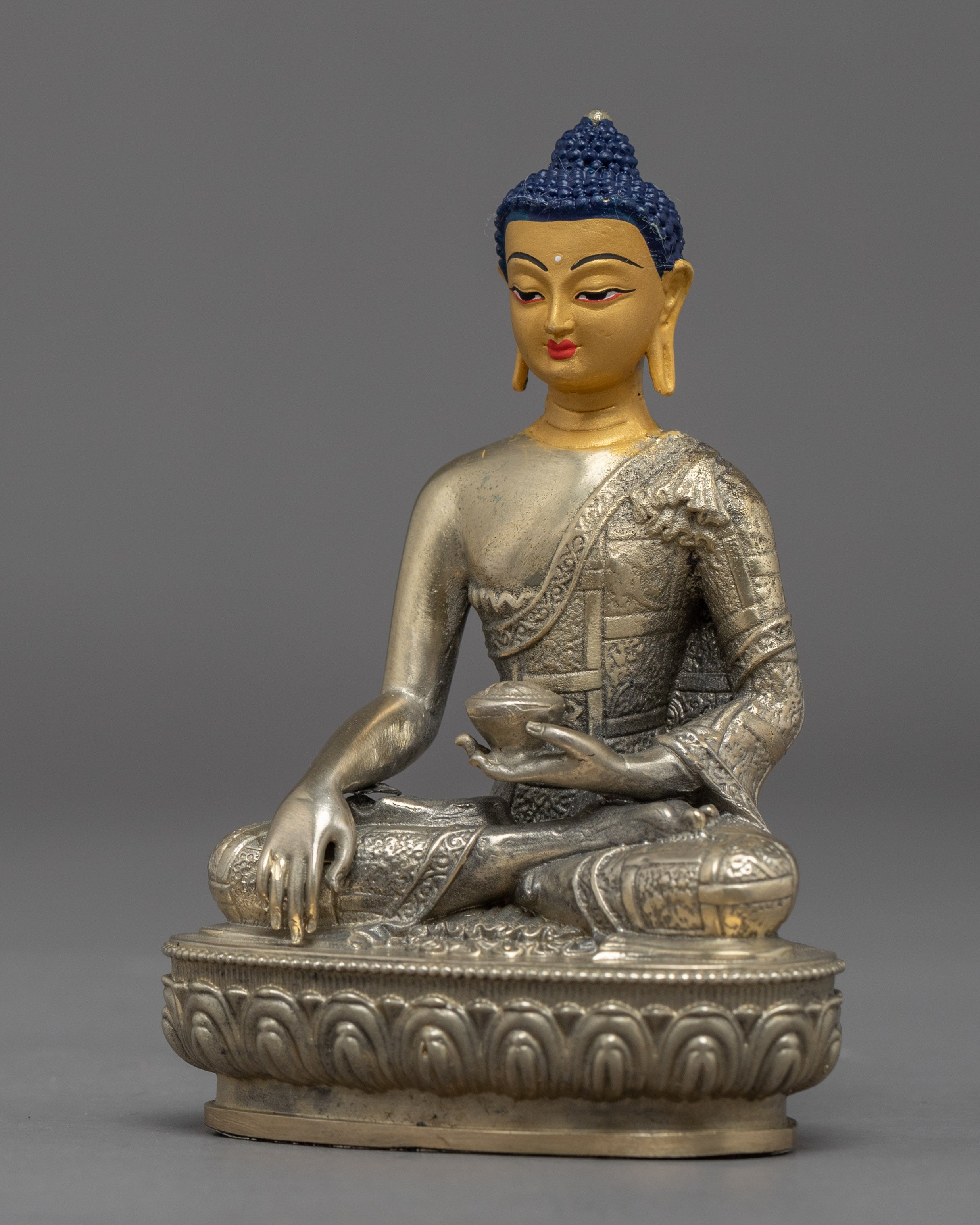 Shakyamuni Buddha Statue | Miniature Sculpture | Religious Artifacts