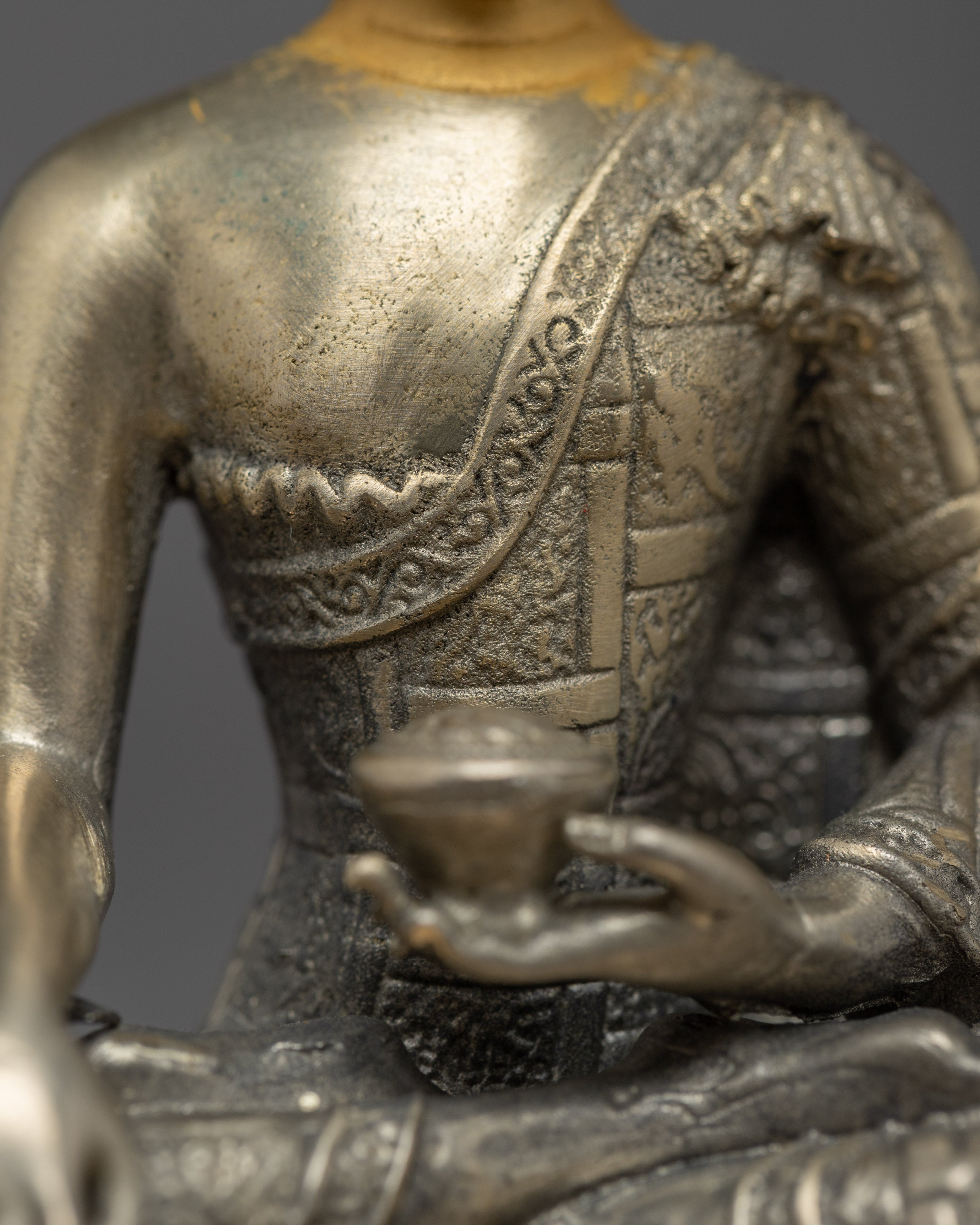 Shakyamuni Buddha Statue | Miniature Sculpture | Religious Artifacts