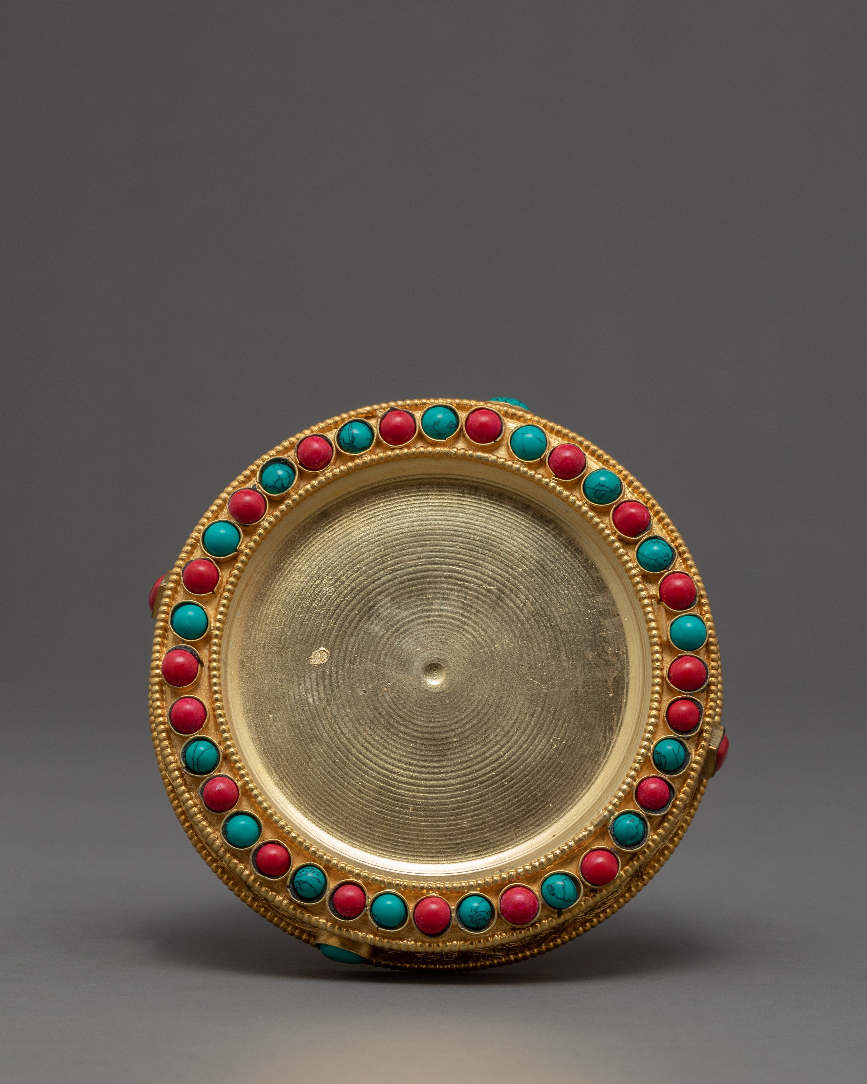 Exquisite Mandala Offering Set | Gold Plated Mandala | Buddhist Home Altar