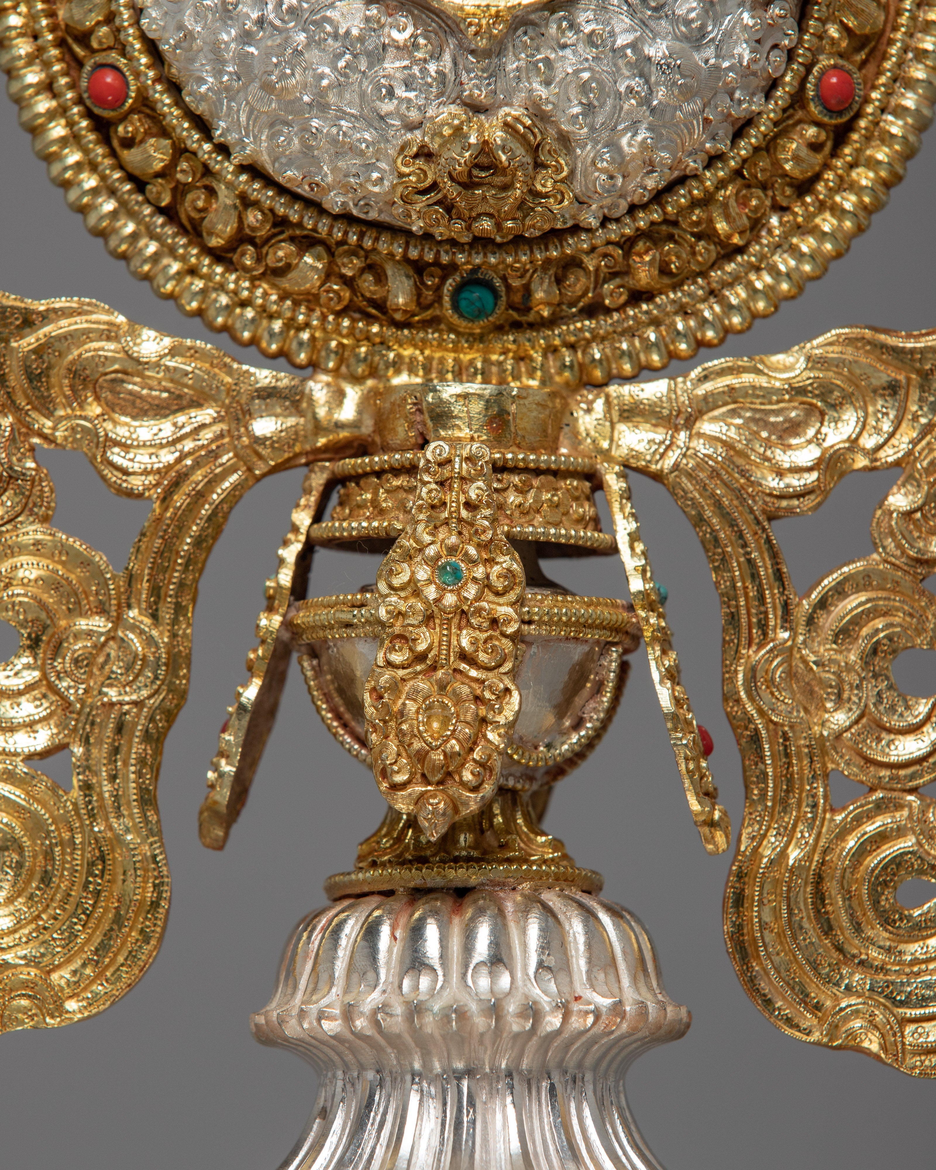 Mandala Offering Set | 24K Gold and Silver Plated Mandala