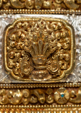 Mandala Offering Set | 24K Gold and Silver Plated Mandala