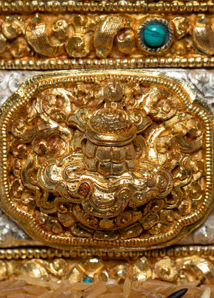 Mandala Offering Set | 24K Gold and Silver Plated Mandala
