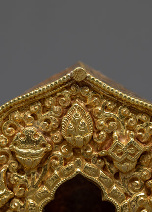 Tibetan Ghau Box | Buddhist Altar Decorations | Handmade Ritual Items