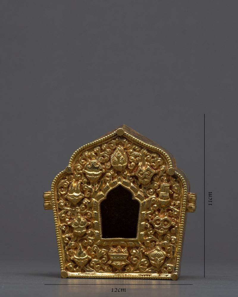Tibetan Ghau Box | Buddhist Altar Decorations | Handmade Ritual Items