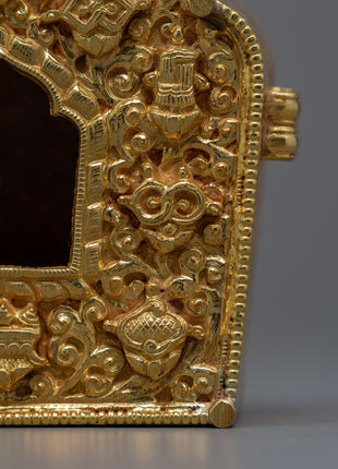 Tibetan Ghau Box | Buddhist Altar Decorations | Handmade Ritual Items