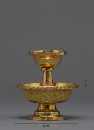 Tibetan Serkyem Offering | Tibetan Water Offering | Buddhist Home Altar