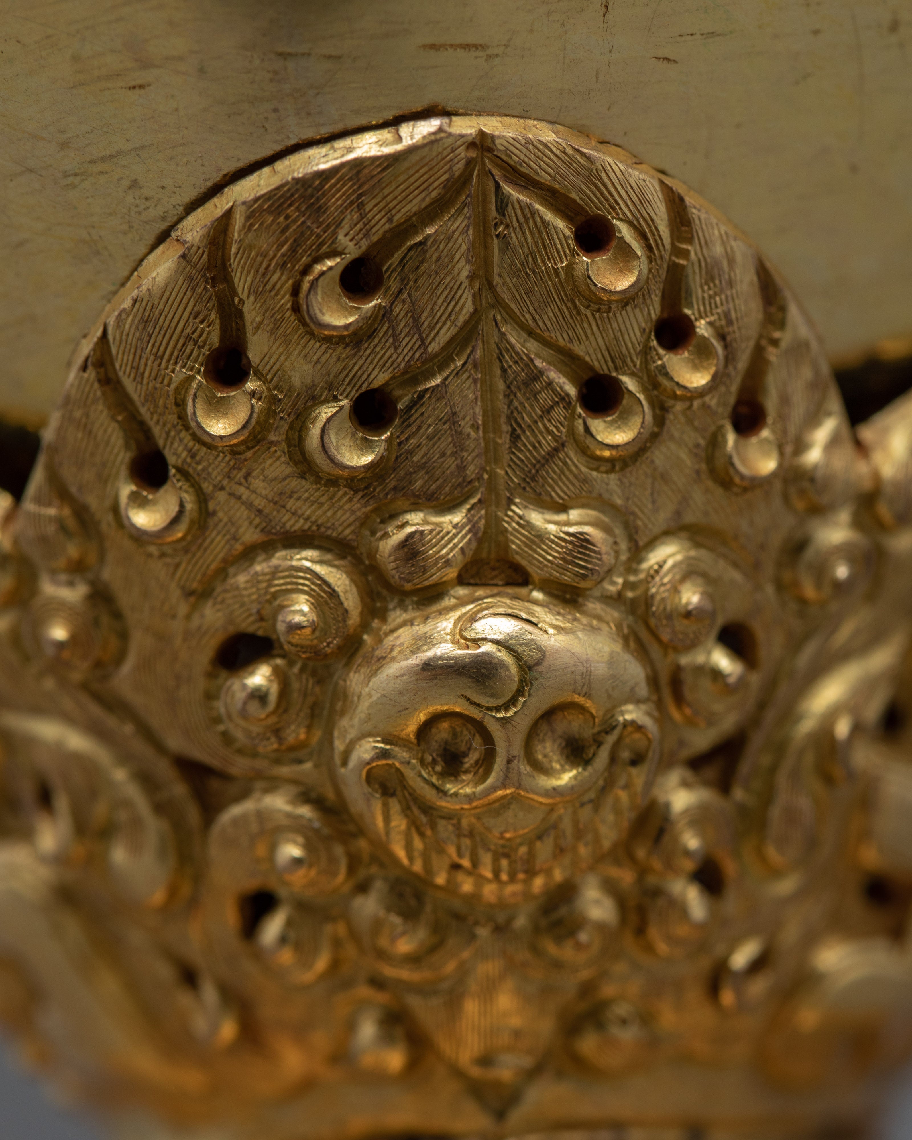 Buddhist Ritual Bowl | 7.8" Tibetan Skull Cup | Ritual Objects