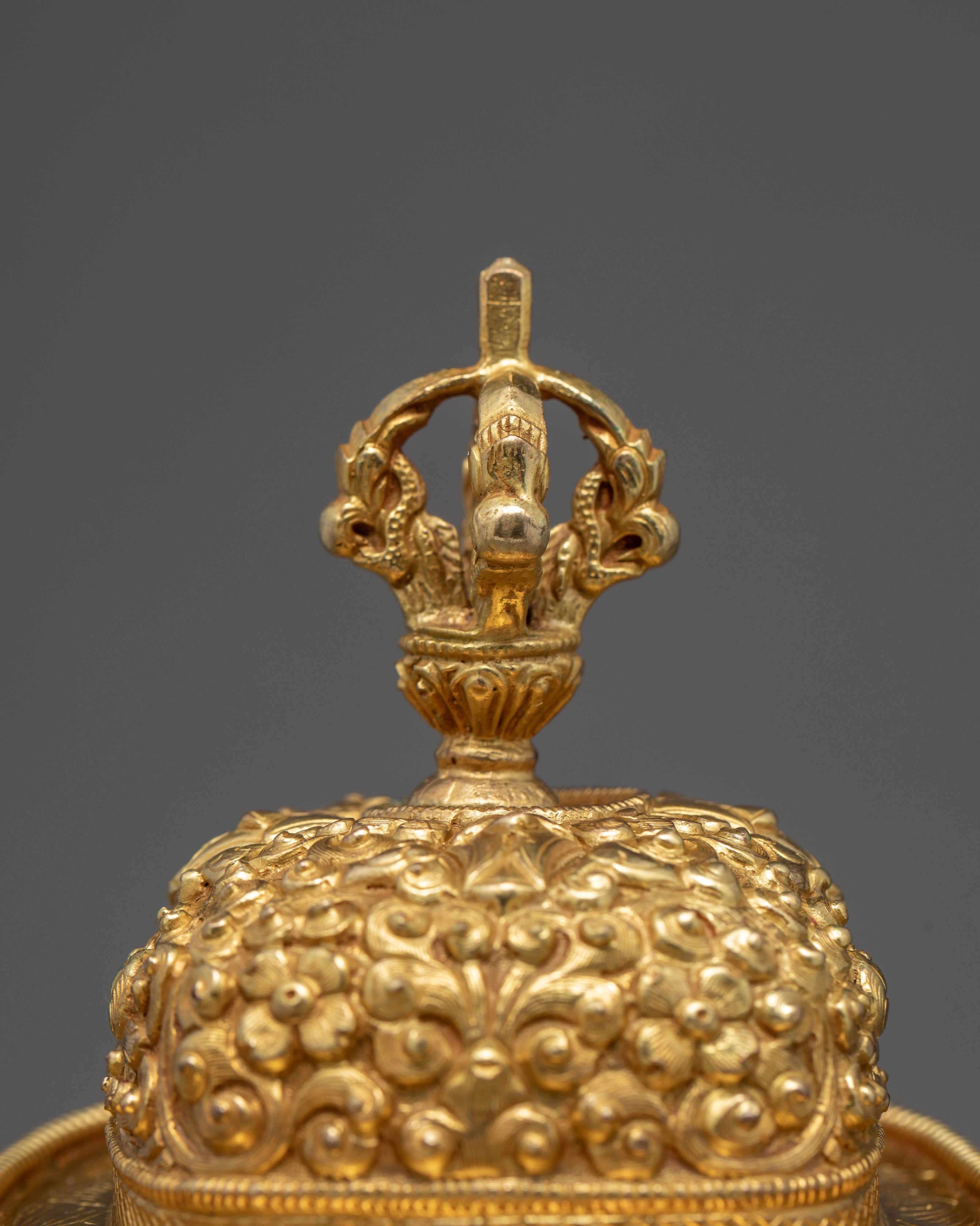 Buddhist Ritual Bowl | 7.8" Tibetan Skull Cup | Ritual Objects