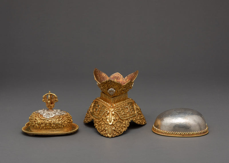 Kapala Skull Bowl Set | Handcrafted with Antique Finish