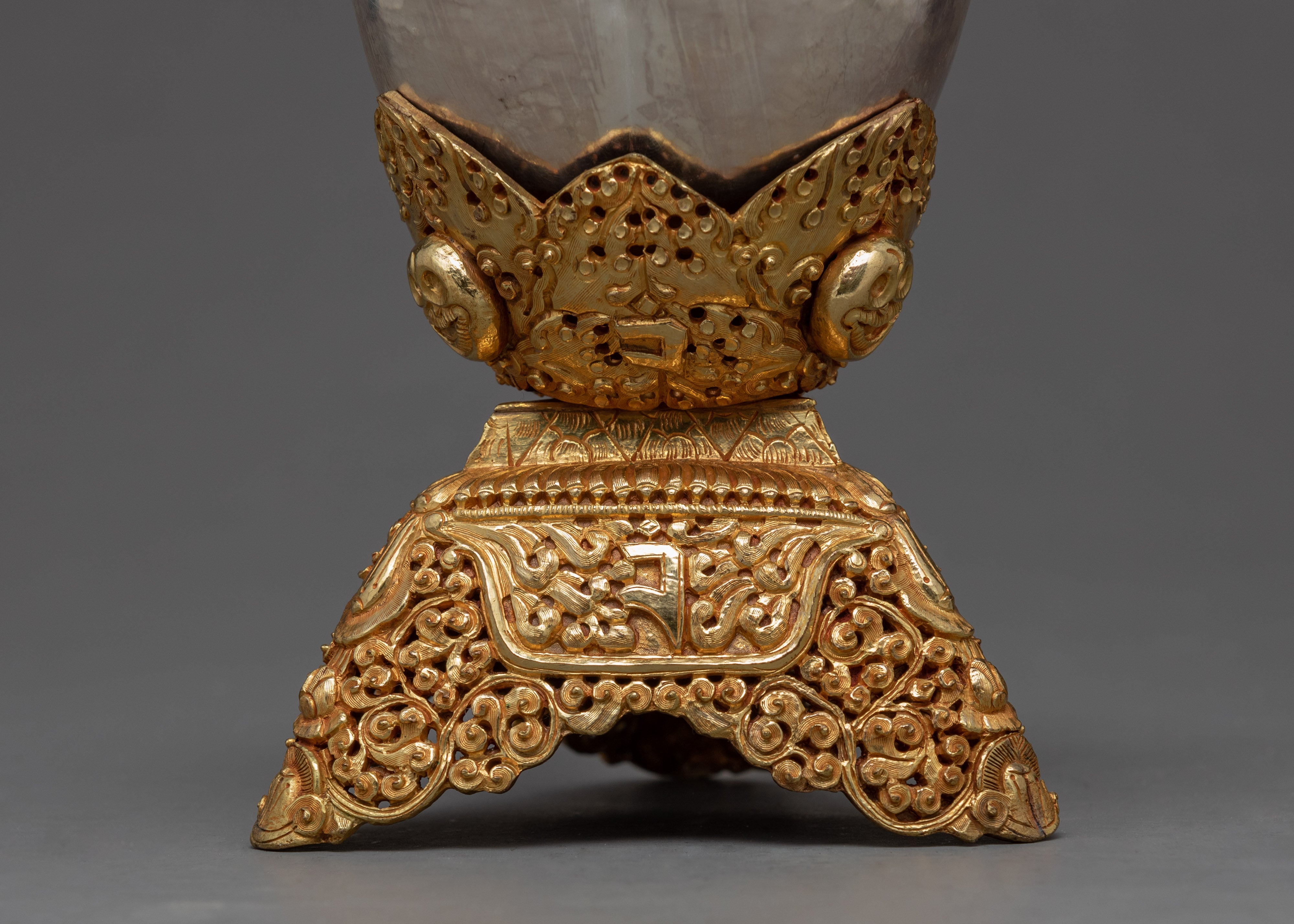 Tantric Offering Skull Cup | Zen Decorative Object | Kapala Set