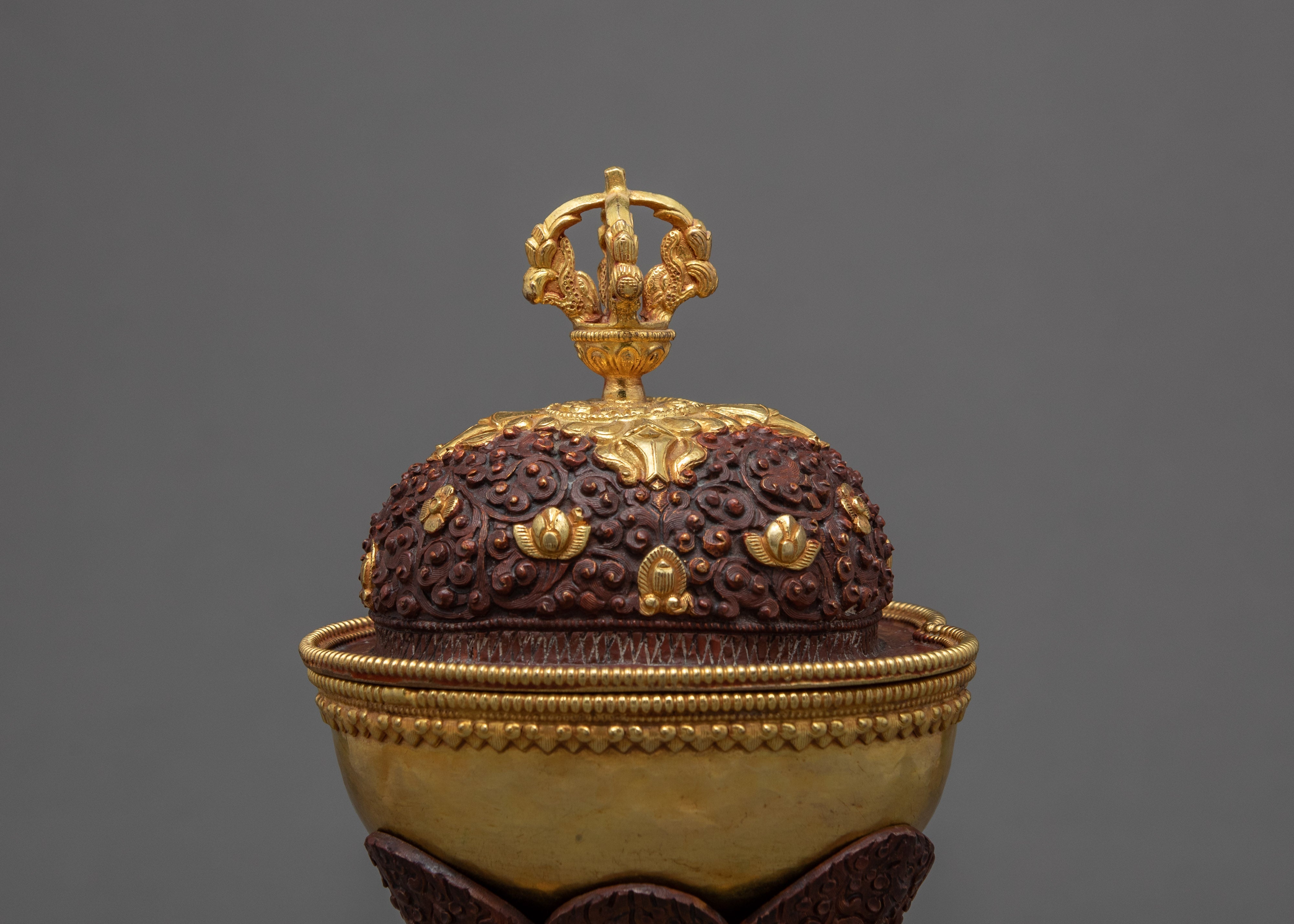 Buddhist Kapala Set | Esoteric Ritual Objects | Skull Cup