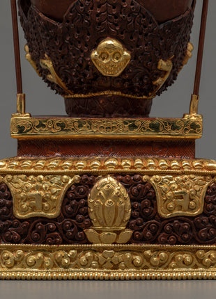 Buddhist Kapala Set | Skull Cup | Ritual Items from Nepal