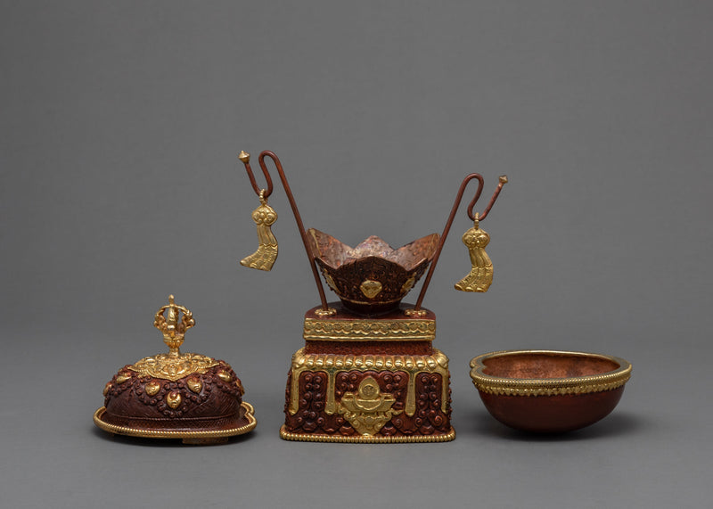 Handcrafted Kapala Set | Esoteric Ritual Item