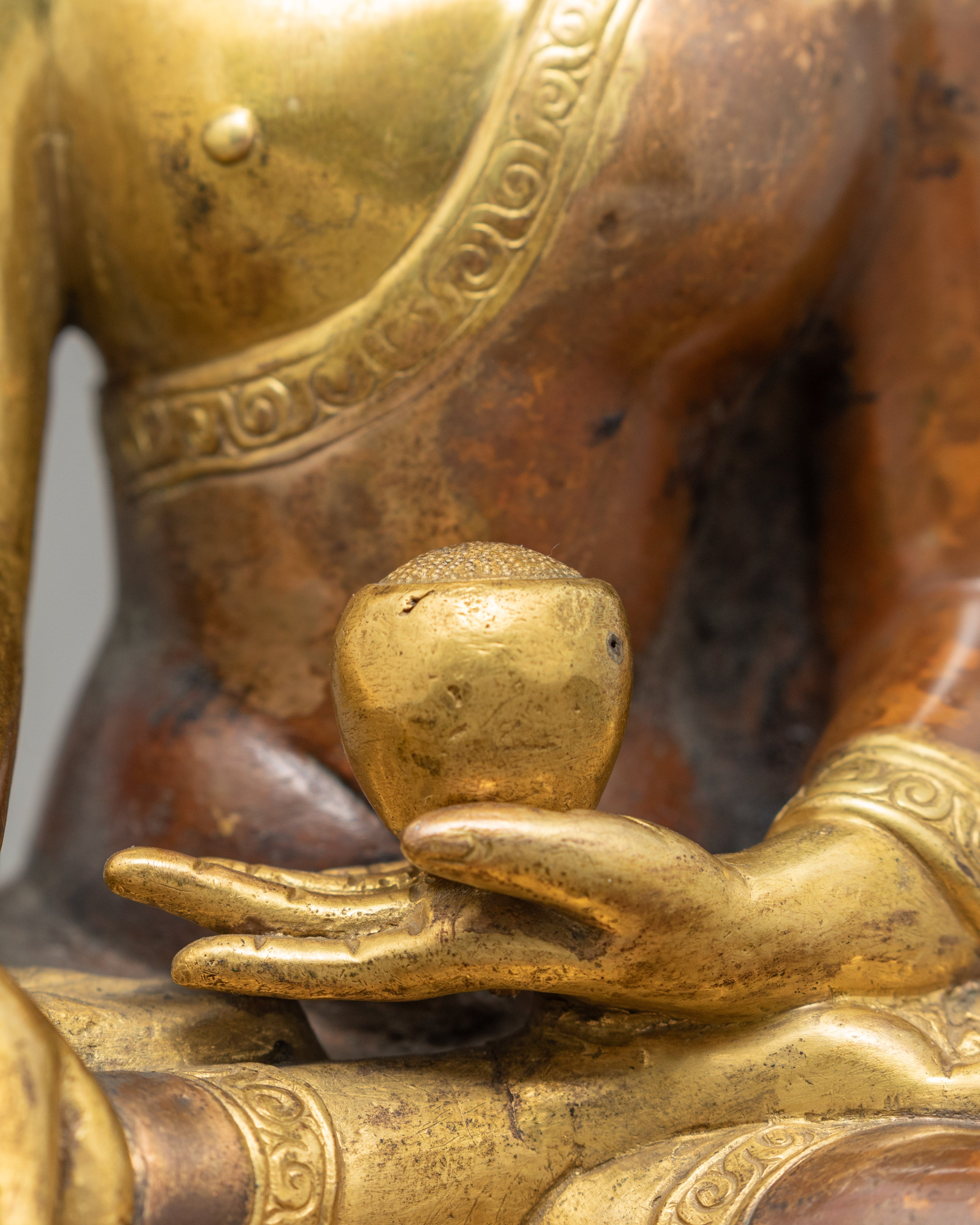 Old Buddha Shakyamuni | Buddha Statue in Nepal | Mini Statue for Decor