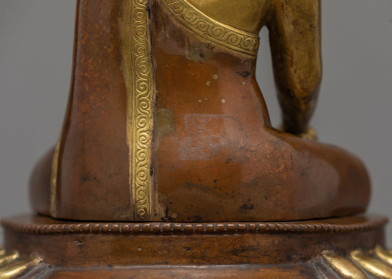 Old Buddha Shakyamuni | Buddha Statue in Nepal | Mini Statue for Decor