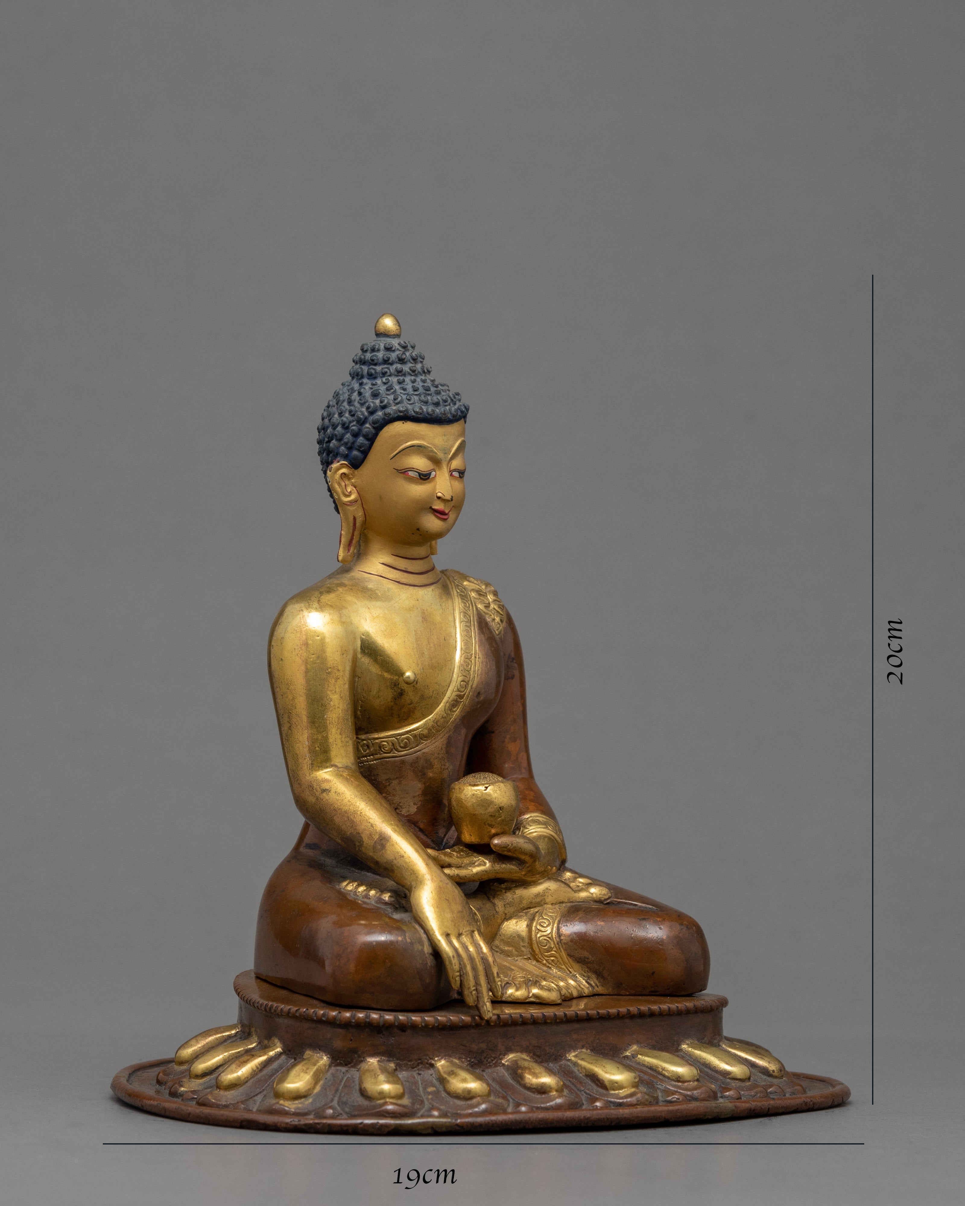 Old Buddha Shakyamuni | Buddha Statue in Nepal | Mini Statue for Decor