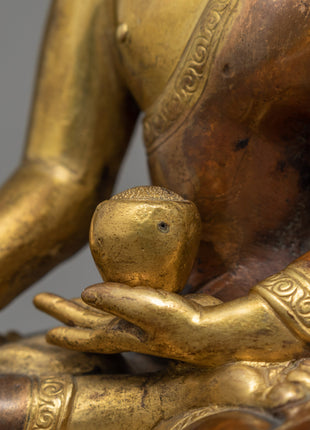 Old Buddha Shakyamuni | Buddha Statue in Nepal | Mini Statue for Decor