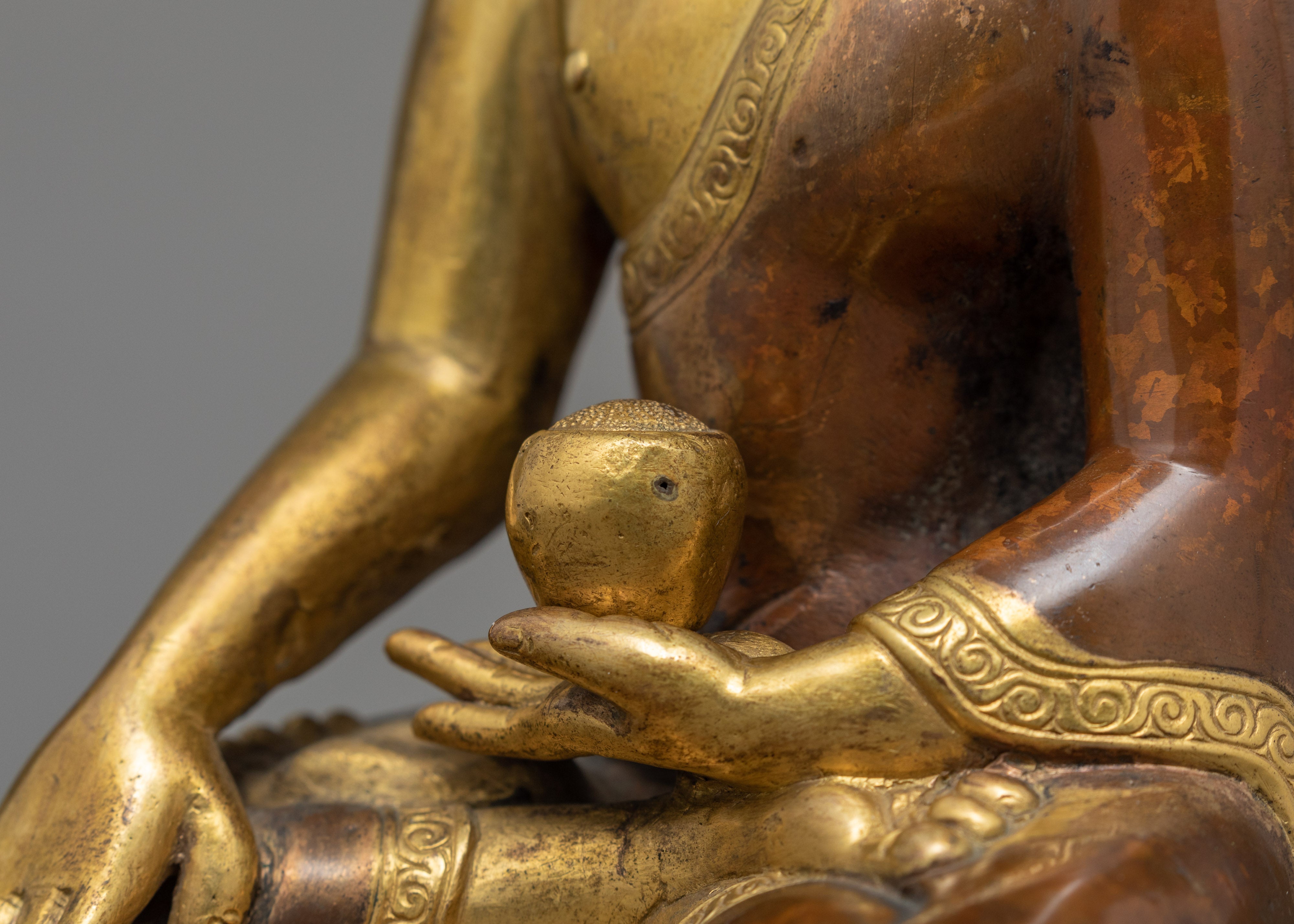 Old Buddha Shakyamuni | Buddha Statue in Nepal | Mini Statue for Decor