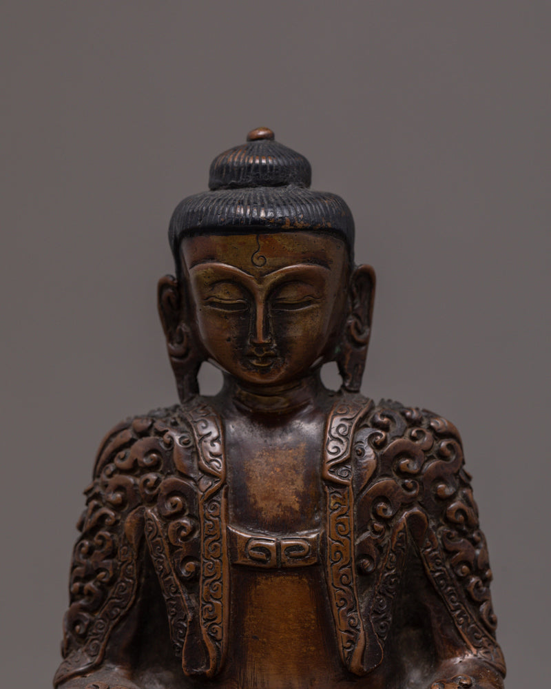 Amitabha Buddha Miniatures | Vintage Decorative Statue