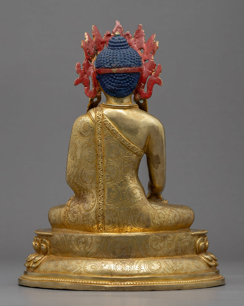 Crown Shakyamuni Buddha Statue | Buddhist Himalayan Art