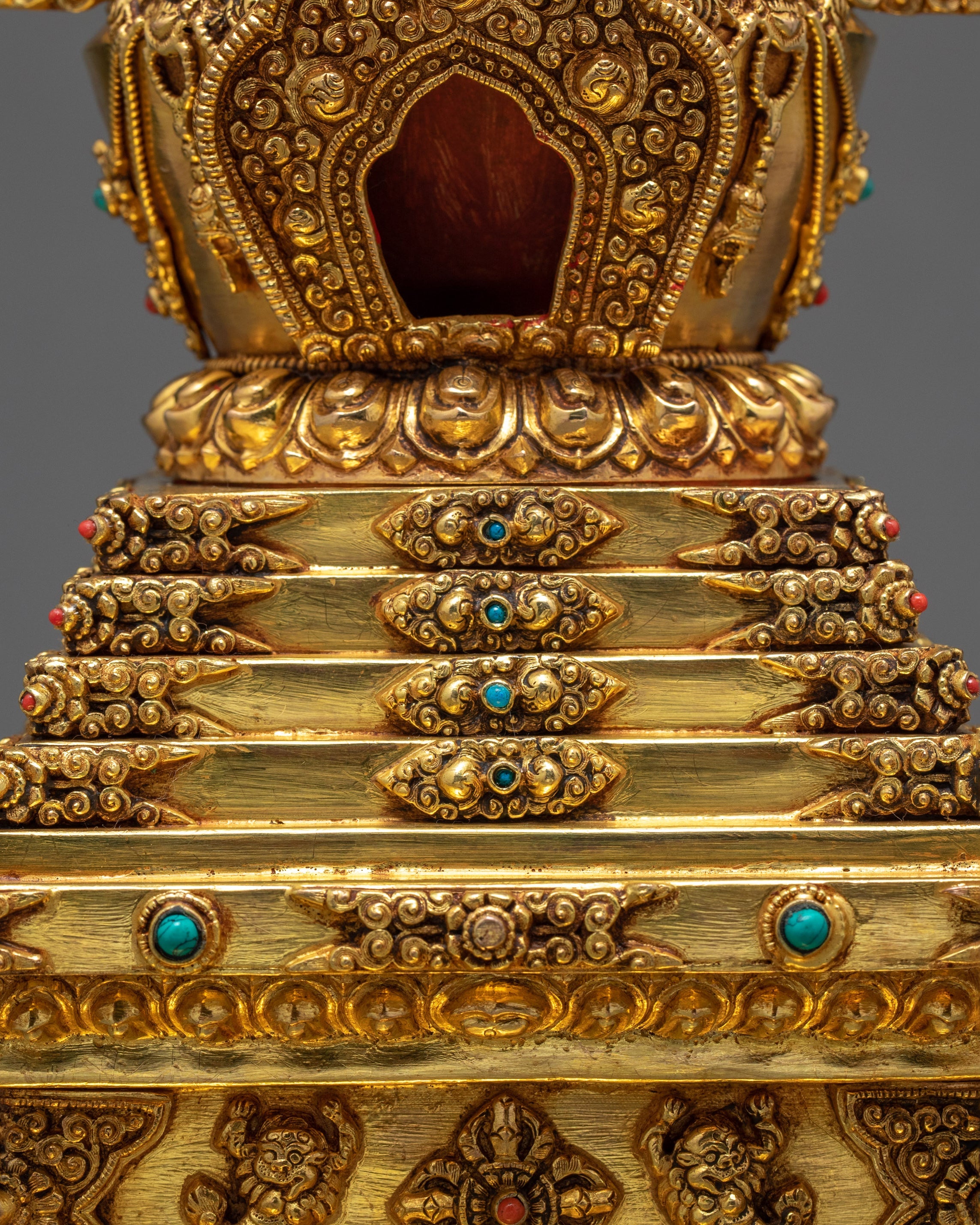 Gold Plated Chorten | Stupa | Traditional Architecture |