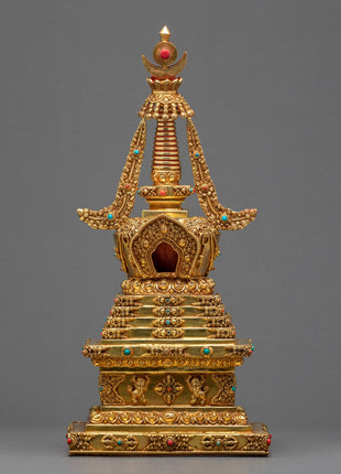 Gold Plated Chorten