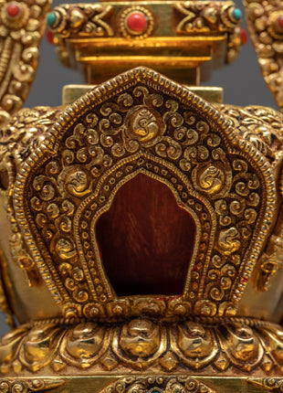 Gold Plated Chorten | Stupa | Traditional Architecture |