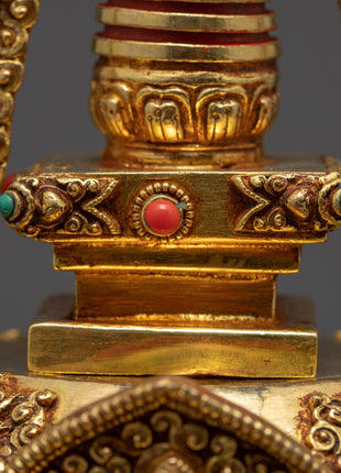 Gold Plated Chorten | Stupa | Traditional Architecture |