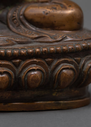 Old Nepali Buddha Statue from Nepal | Handmade Vintage Art