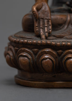 Old Nepali Buddha Statue from Nepal | Handmade Vintage Art